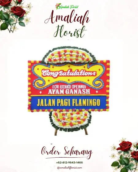 Sewa Papan Bunga Ngropoh